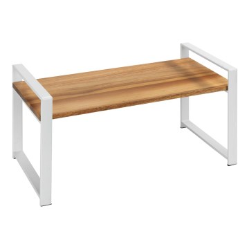 WENKO 53027100 - Regal LOUISA 40x20 cm weiß/braun