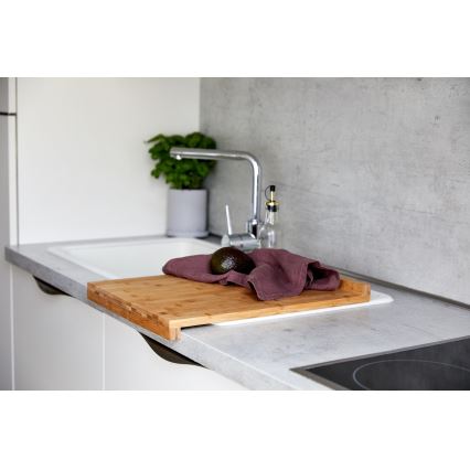 WENKO 53033100 - Schneidebrett 45x35 cm braun