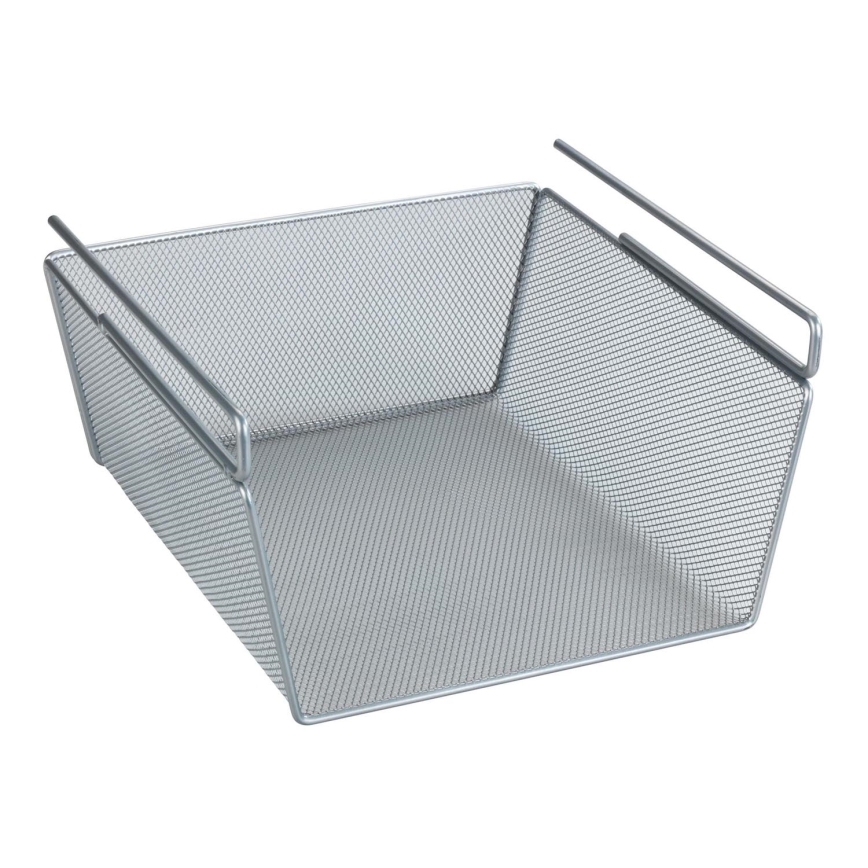 WENKO 53142100 - Korb 27,5x28 cm silber
