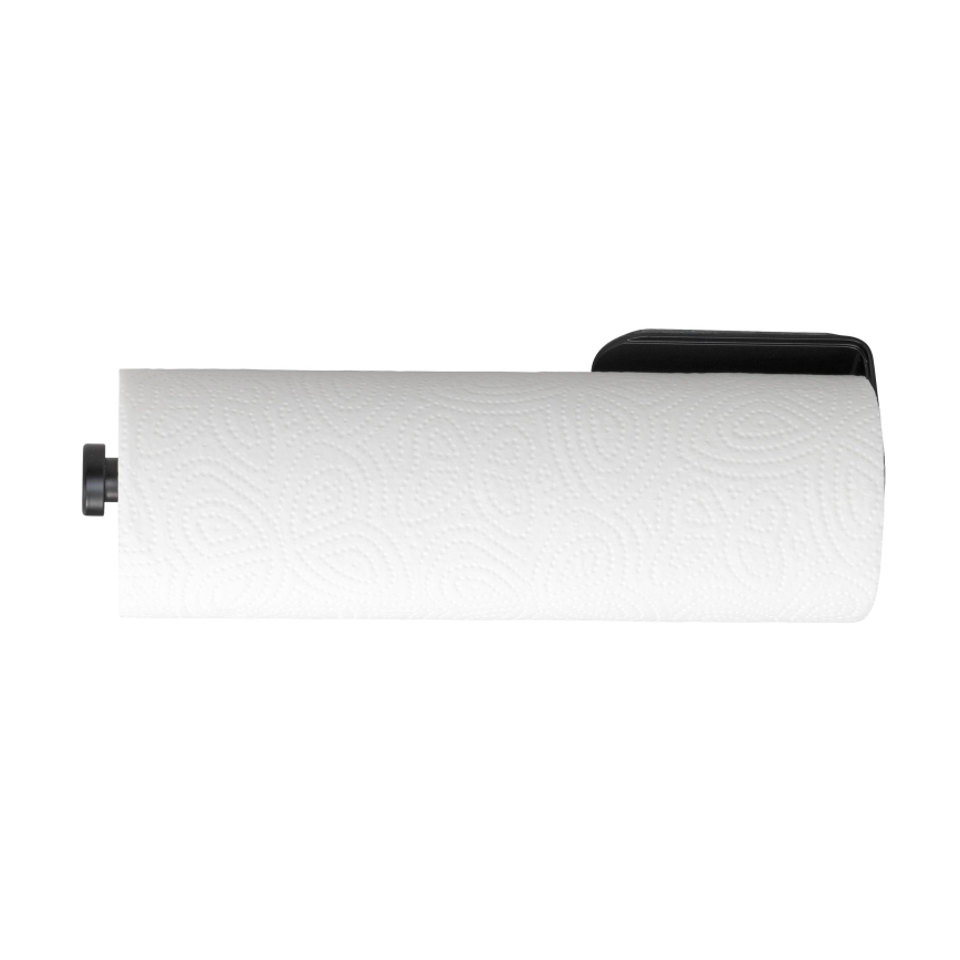 WENKO 53214100 - Rollenhalter NIO 27,5x7 cm schwarz