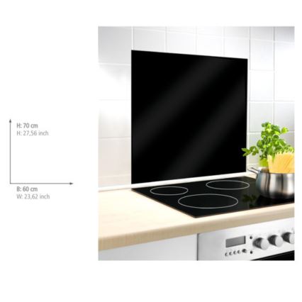 WENKO 53881100 - Trennwand BLACK 60x70 cm schwarz