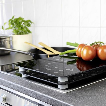 WENKO 53905100 - Abdeckplatte 30x52 cm mehrfarbig/grau/transparent