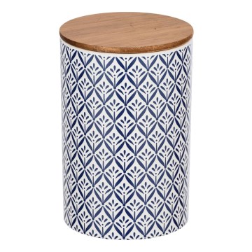 WENKO 54096100 - Aufbewahrungsbox LORCA 12,5x18,5 cm mehrfarbig/braun/grau