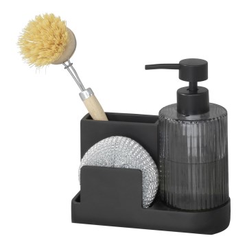 WENKO 54654100 - Organizer PINA 16x17 cm schwarz