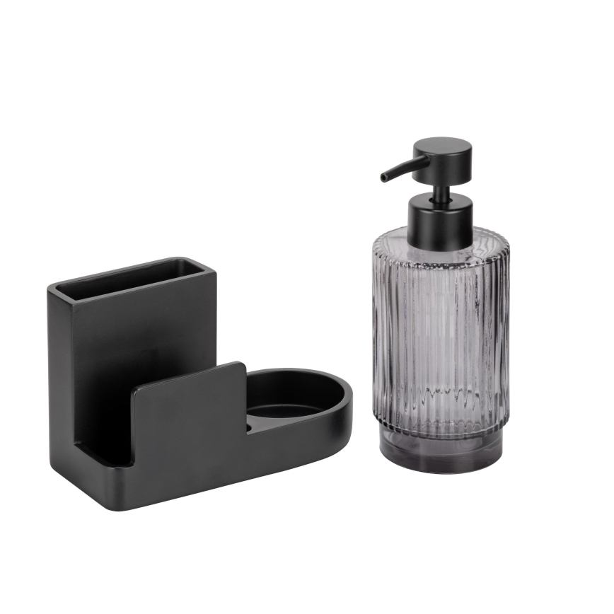 WENKO 54654100 - Organizer PINA 16x17 cm schwarz