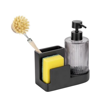 WENKO 54654100 - Organizer PINA 16x17 cm schwarz