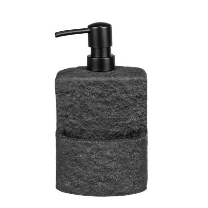 WENKO 54667100 - Seifenspender FESTIVAL 10,5x18 cm schwarz
