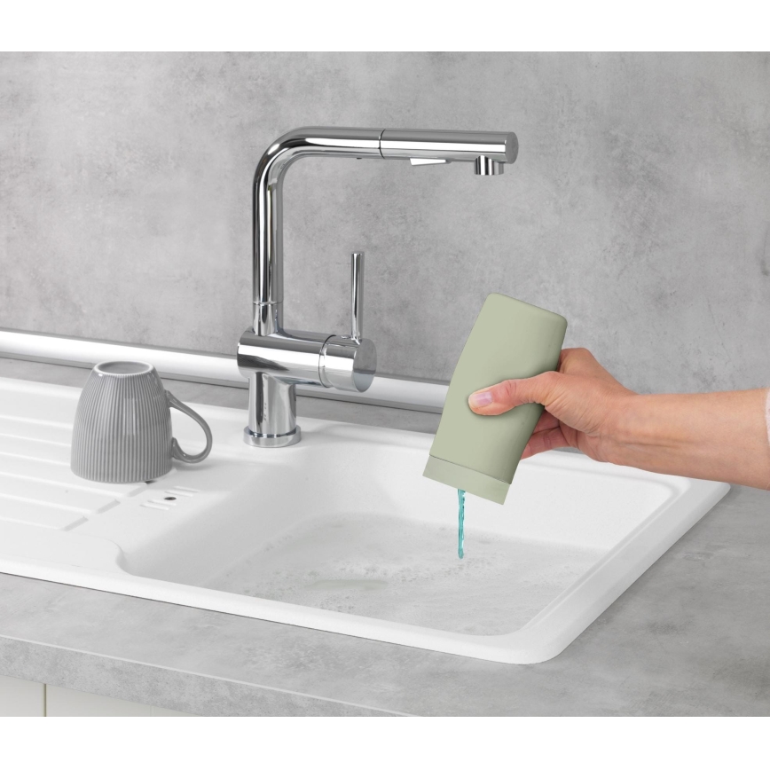 WENKO 54674100 - Spender EASY SQUEEZ-E 6x14 cm grün