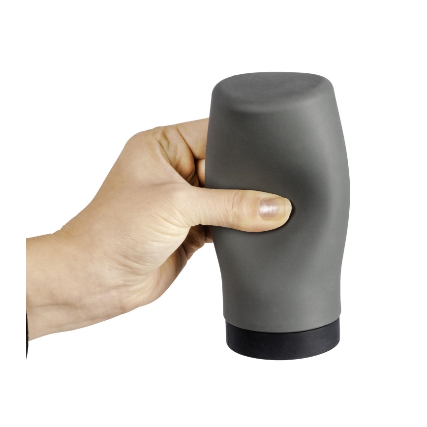 WENKO 54680100 - Spender EASY SQUEEZ-E 6x14 cm grau/schwarz