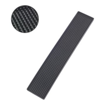WENKO 54700100 - Abtropfmatte 42 x 8 cm, schwarz