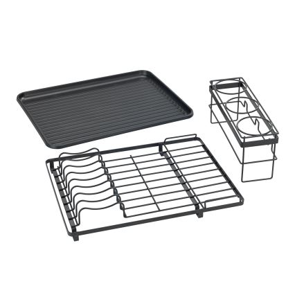 WENKO 54798100 - Geschirrabtropfständer AMY 42,5 x 31,5 cm schwarz