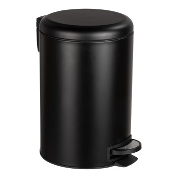 WENKO 54913100 - Mülleimer LEMAN 25x38 cm schwarz