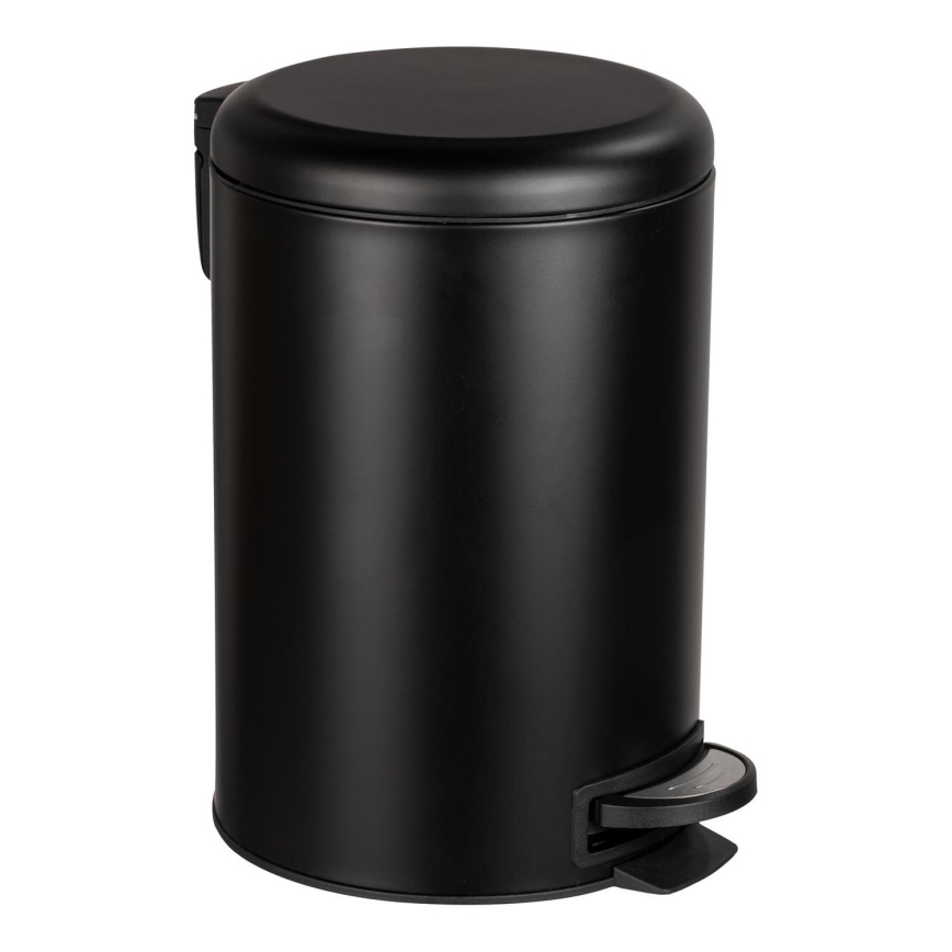 WENKO 54913100 - Mülleimer LEMAN 25x38 cm schwarz