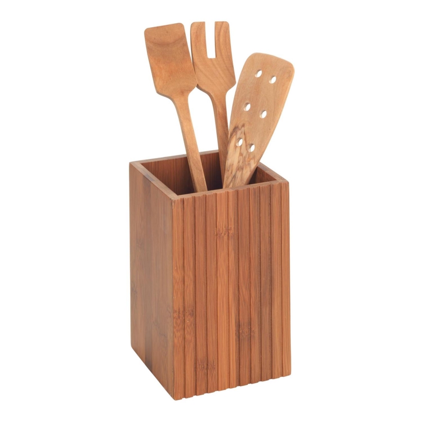 WENKO 54941100 - Küchenutensilien-Set, 3 Stück, 11 x 18 cm, braun