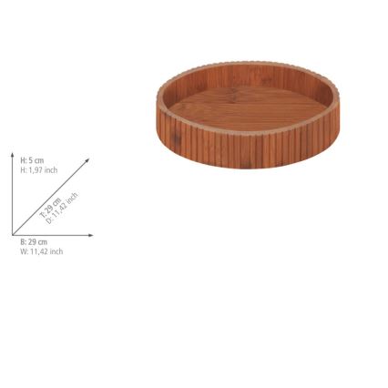 WENKO 54945100 – Organizer MERA 29x5 cm braun