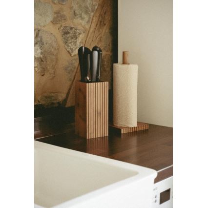 WENKO 54946100 - MERA Rollenhalter, 15 x 33 cm, braun