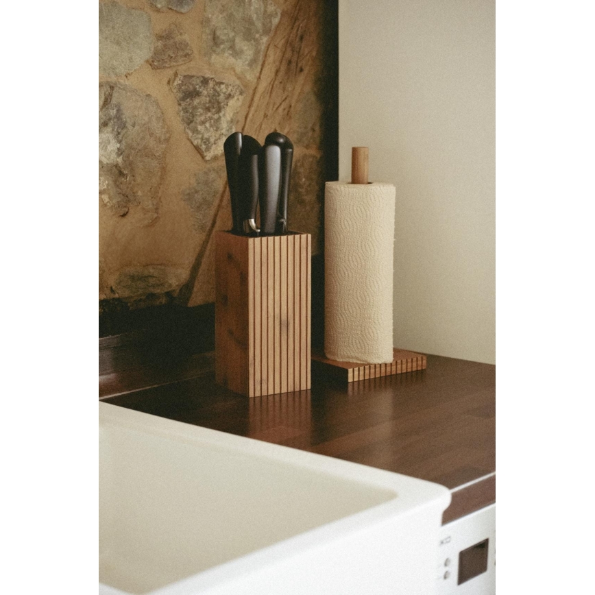 WENKO 54946100 - MERA Rollenhalter, 15 x 33 cm, braun