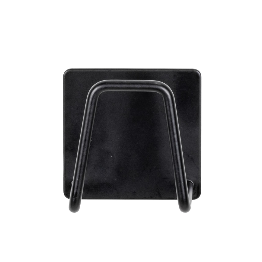 WENKO 55071100 - Halter BLACK OUTDOOR KITCHEN 5x5 cm Edelstahl/schwarz