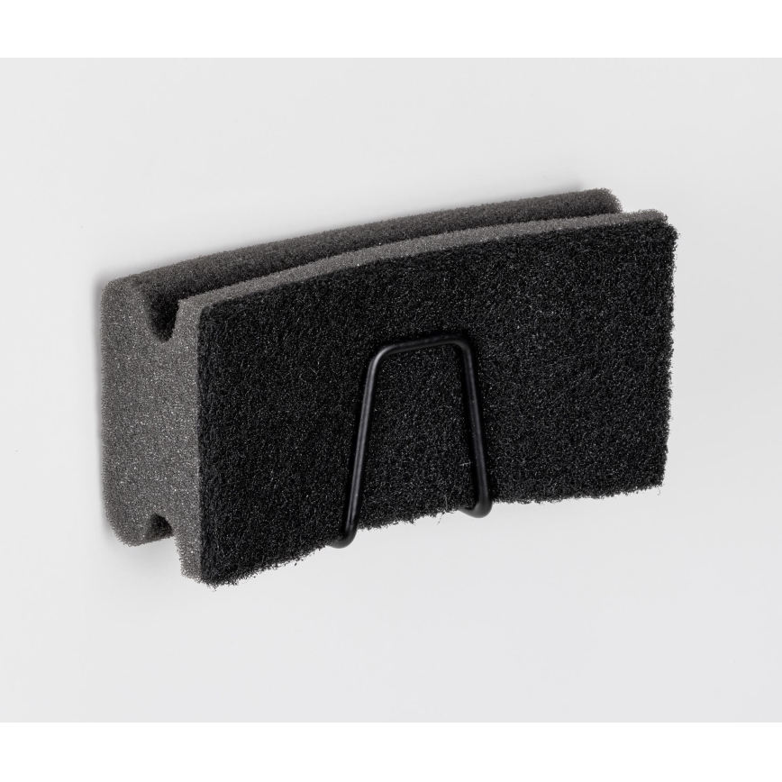 WENKO 55071100 - Halter BLACK OUTDOOR KITCHEN 5x5 cm Edelstahl/schwarz