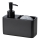 WENKO 55076100 - Seifenspender BLACK OUTDOOR KITCHEN 14,5 x 14,3 cm, schwarz