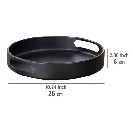 WENKO 55098100 - Tablett BLACK OUTDOOR KITCHEN 26 x 6 cm schwarz