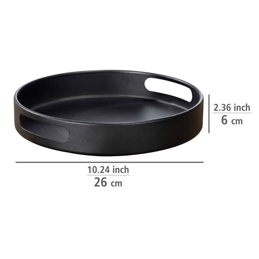 WENKO 55098100 - Tablett BLACK OUTDOOR KITCHEN 26 x 6 cm schwarz