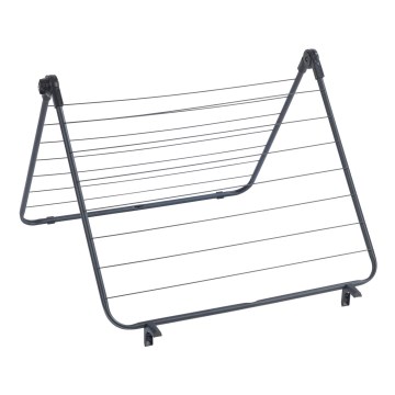 WENKO 63003100 - Wäscheständer CHAMPION 65x114 cm schwarz