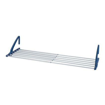 WENKO 63005800 - Wäscheständer 37,5x21 cm Edelstahl/silber/blau