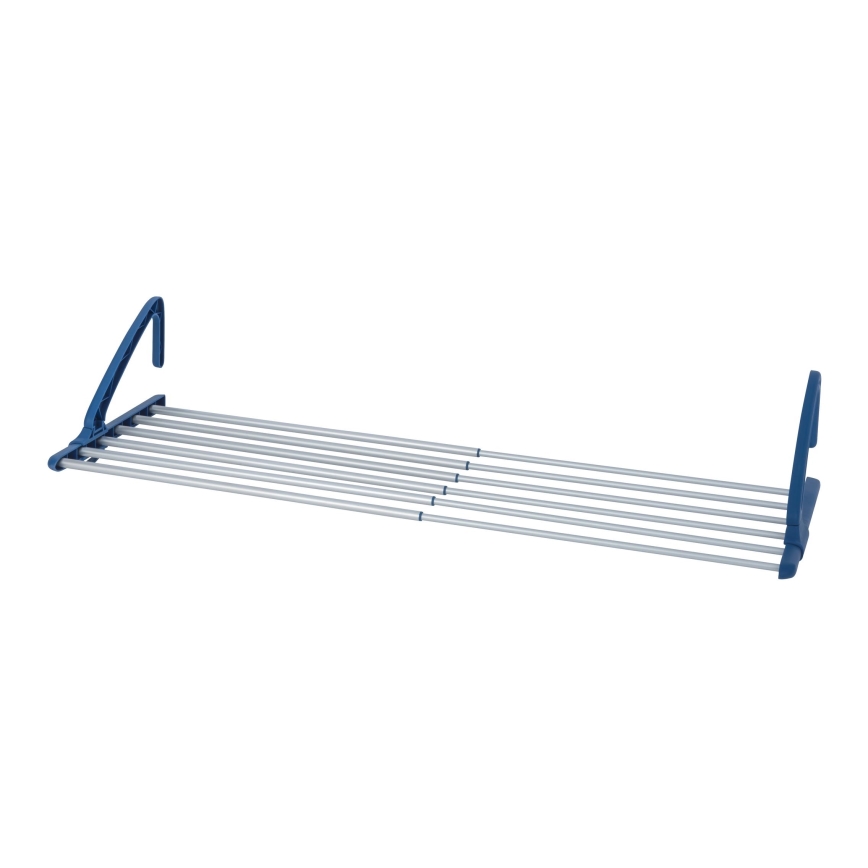 WENKO 63005800 - Wäscheständer 37,5x21 cm Edelstahl/silber/blau