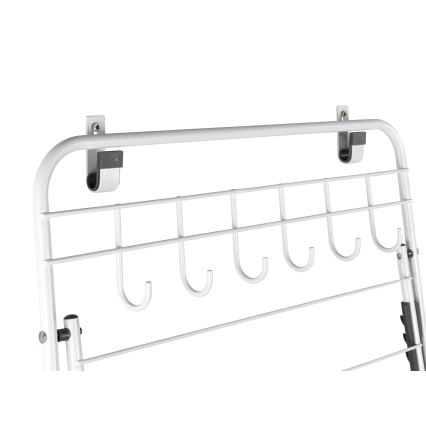 WENKO 63010800 - Wäscheständer 51x142 cm weiß/grau