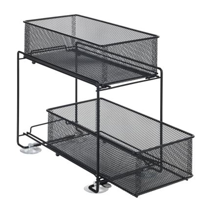 WENKO 69768800 - Steckdosenhalter GIOMA 35x33,5 cm schwarz