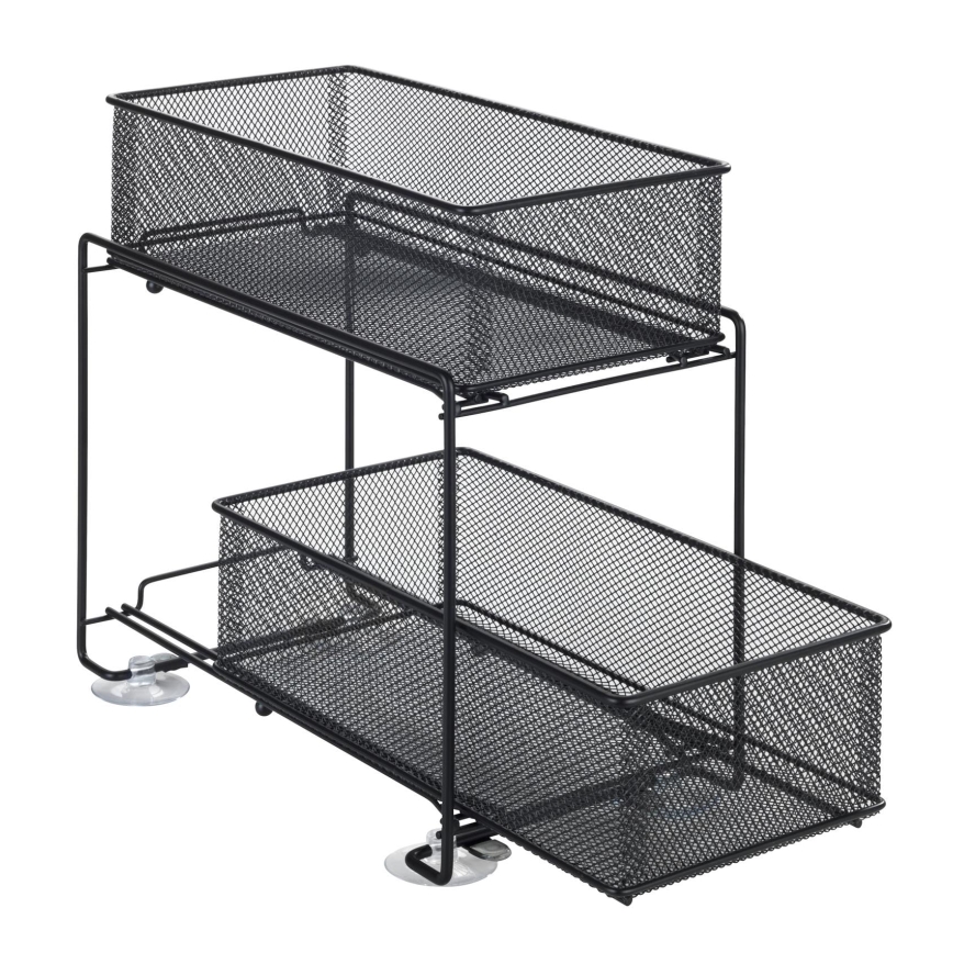 WENKO 69768800 - Steckdosenhalter GIOMA 35x33,5 cm schwarz