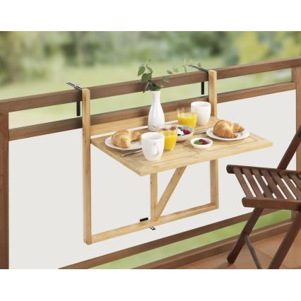 WENKO 69806800 - Tisch WAIKIKI 64x65 cm weiß/braun
