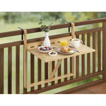 WENKO 69806800 - Tisch WAIKIKI 64x65 cm weiß/braun