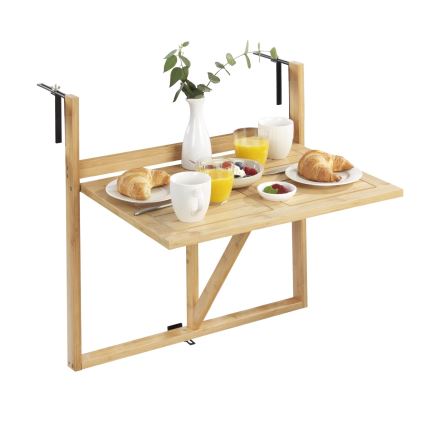 WENKO 69806800 - Tisch WAIKIKI 64x65 cm weiß/braun