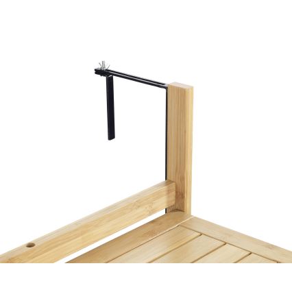 WENKO 69806800 - Tisch WAIKIKI 64x65 cm weiß/braun