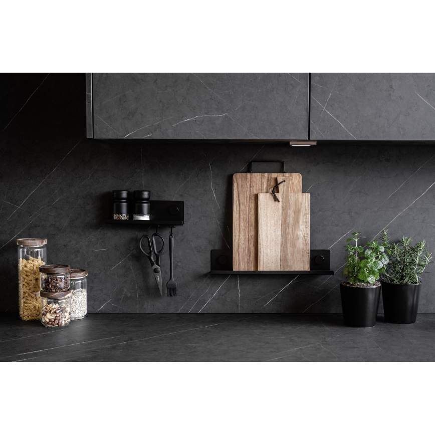 WENKO 71145800 - JET-Ständer 25x7,5 cm schwarz