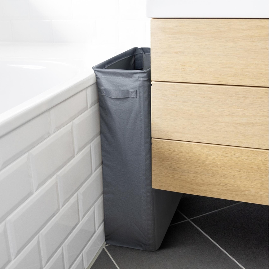 WENKO 71299800 - Wäschekorb SLIM 20x60 cm Anthrazit