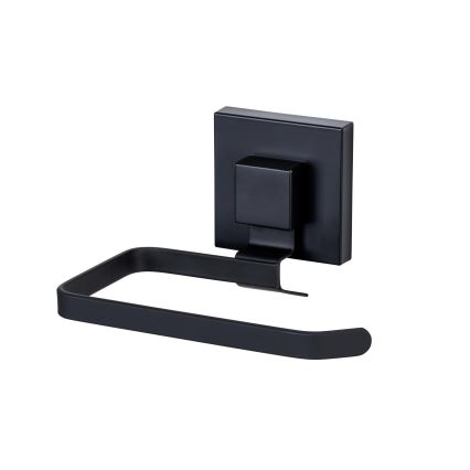 WENKO 71447800 - WC-Papierhalter VACUUM-LOC QUADRO ED 14x11 cm schwarz