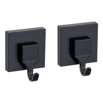 WENKO 71448800 - Haken VACUUM-LOC QUADRO ED 6x7 cm schwarz