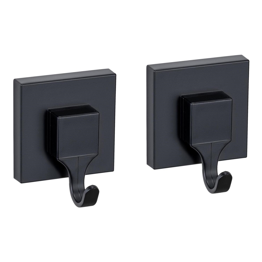 WENKO 71448800 - Haken VACUUM-LOC QUADRO ED 6x7 cm schwarz