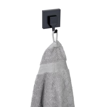 WENKO 71448800 - Haken VACUUM-LOC QUADRO ED 6x7 cm schwarz