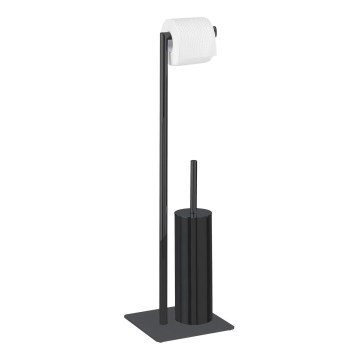 WENKO 71556800 - WC-Set RECCO 20x71,5 cm schwarz