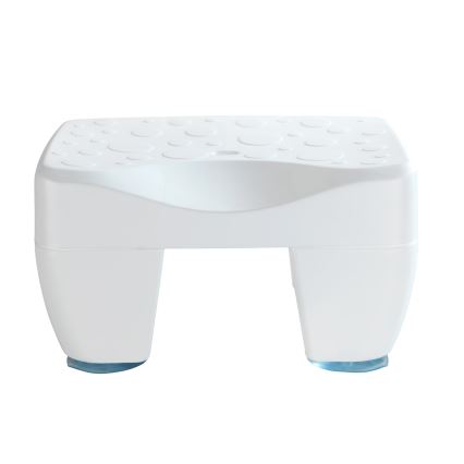 WENKO 73361100-Wannenhocker SECURA 40x31 cm weiß/transparent