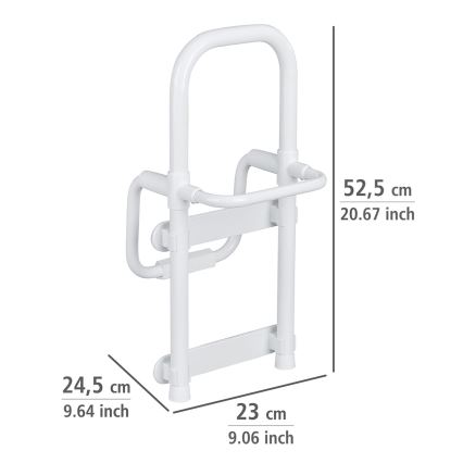 WENKO 8110100-Haltegriff SECURA 23x52 cm weiß