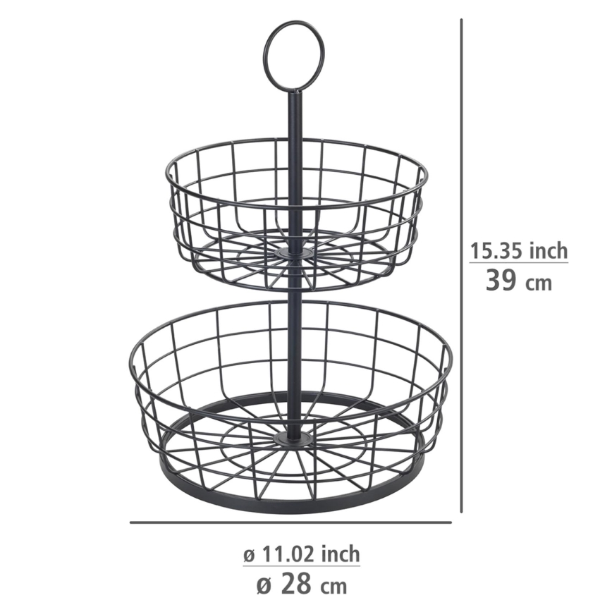 WENKO 88740800 - Korb LOFT 28x39 cm schwarz