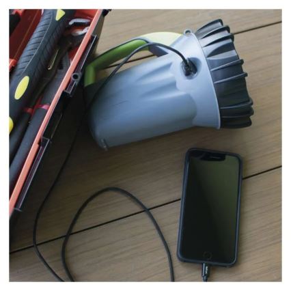 Wiederaufladbare LED-Taschenlampe, 3,7 V, 4000 mAh