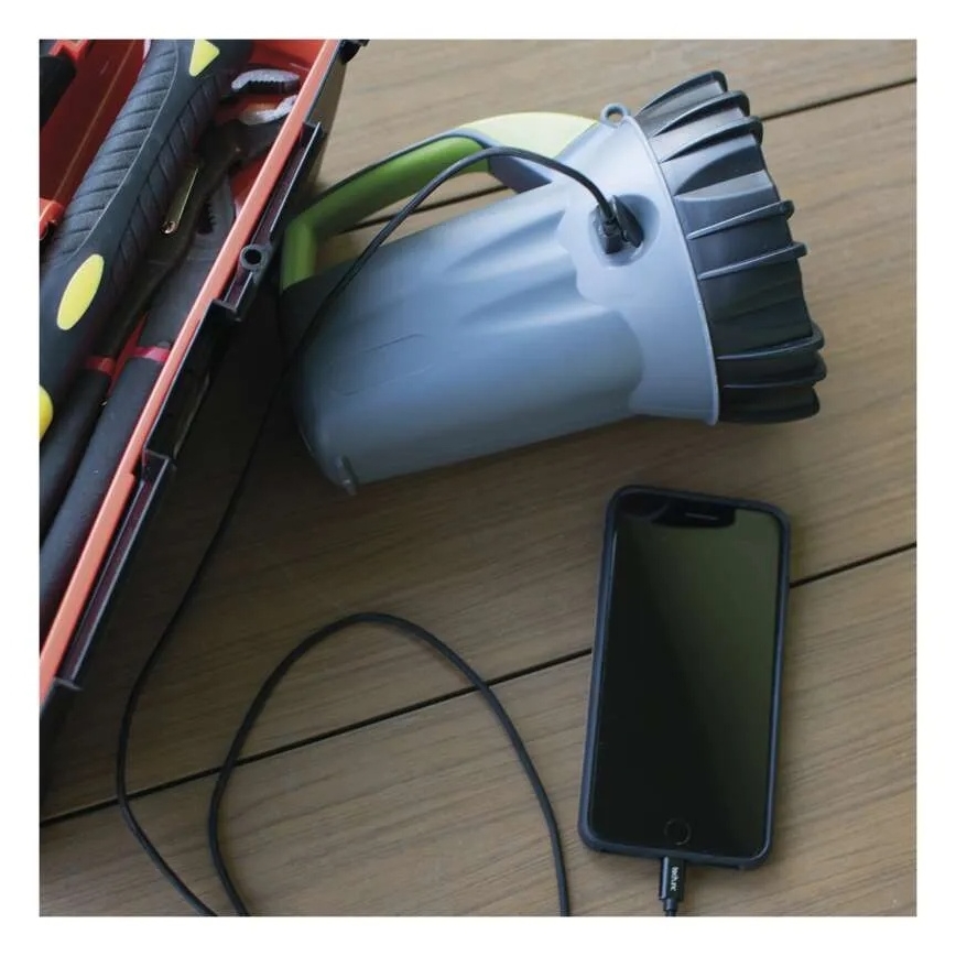 Wiederaufladbare LED-Taschenlampe, 3,7 V, 4000 mAh