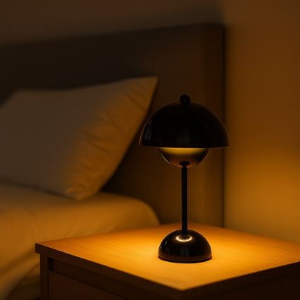 Wiederaufladbare LED-Tischlampe mit Touch-Bedienung COSTA LED/3W/5V 2400 mAh 3000-6000K schwarz
