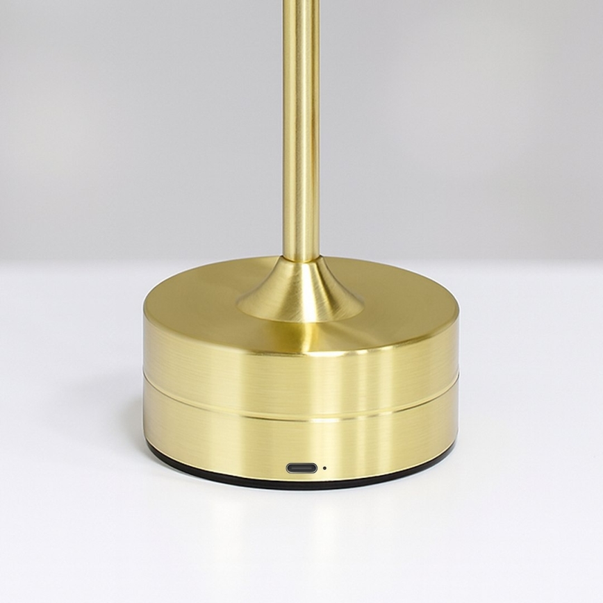 Wiederaufladbare LED-Touch-Schreibtischlampe TAVOLO LED/2,5W/5V 2400 mAh 3000-6000K gold